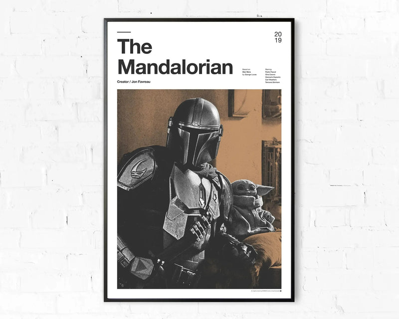 Classic TV Vintage Styled Poster | TV Movie Poster Canvas Wall Art | Unframed