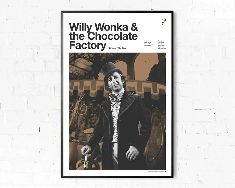 Movie Poster Vintage Styled Wall Art | TV Movie Poster Canvas Wall Art | Unframed