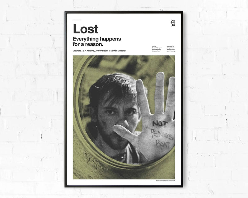 Classic TV Vintage Styled Poster | TV Movie Poster Canvas Wall Art | Unframed