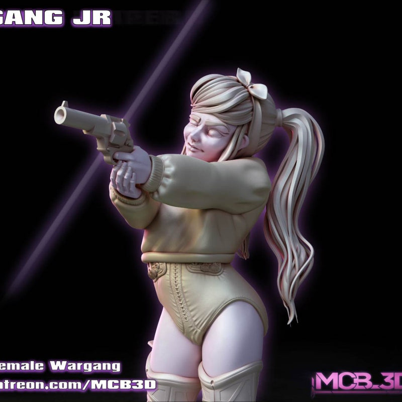 Junior | Female Wargang Miniatures | Sci-Fi Pin-Up | Gaz Minis TabletopXtra