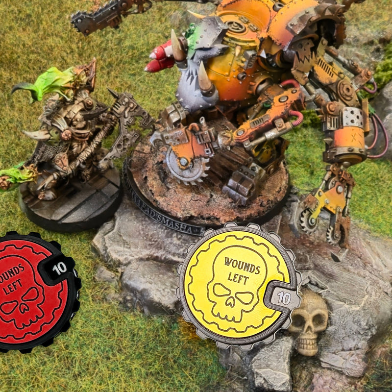Azure Fury 1-16 Tabletop Wound Tracker