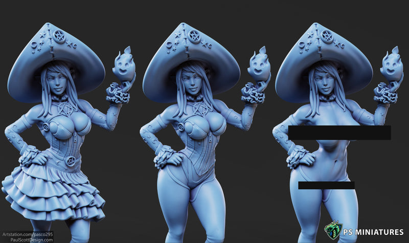 Witch Elf Miniatures | Fantasy Miniature | PS Miniatures