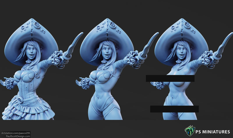 Witch Elf Miniatures | Fantasy Miniature | PS Miniatures