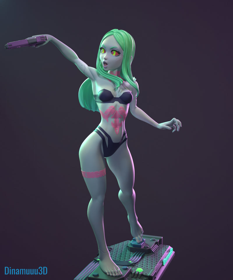 Bekki | Pin-Up Statue Fan Art Miniature Unpainted | Dinamuu3D