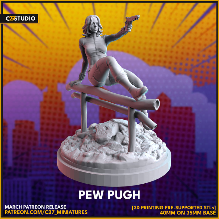 Pew Pugh | Heroes | Sci-Fi Miniature | C27 Studio