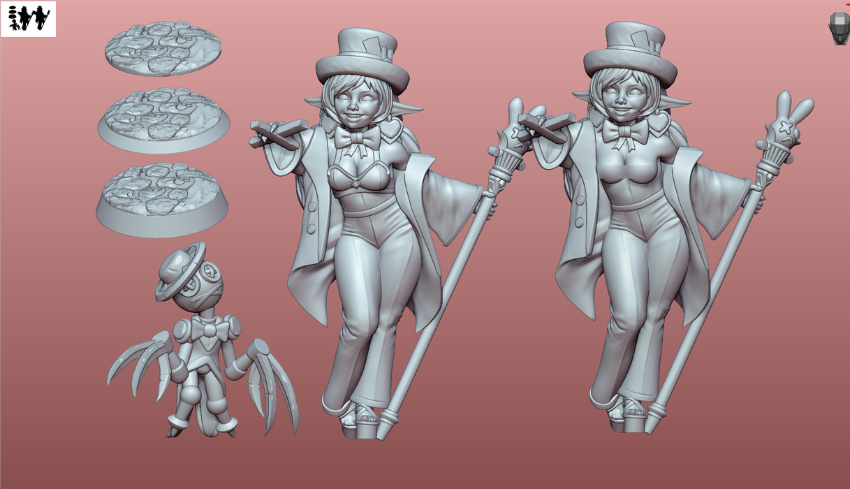 Puppet Master Neesh | Pin-up | Fantasy Miniature | Gaz Minis