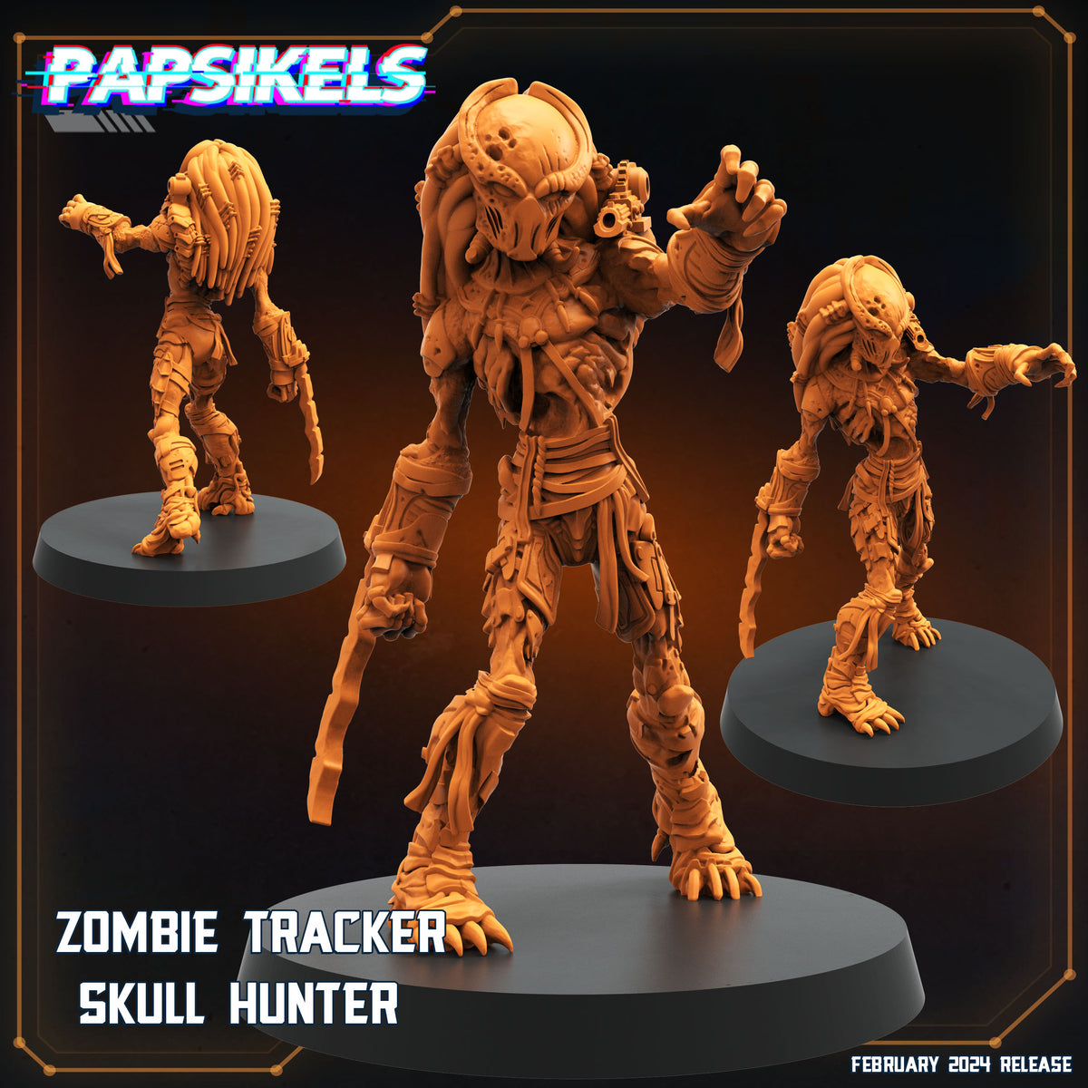 Zombie Tracker Skull Hunter | Specials | Sci-Fi Miniature | Papsikels ...